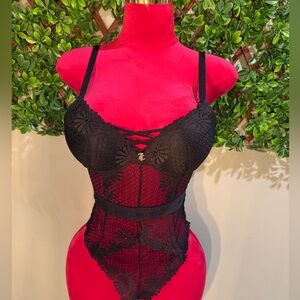 Juicy Couture Black Lace Bodysuit